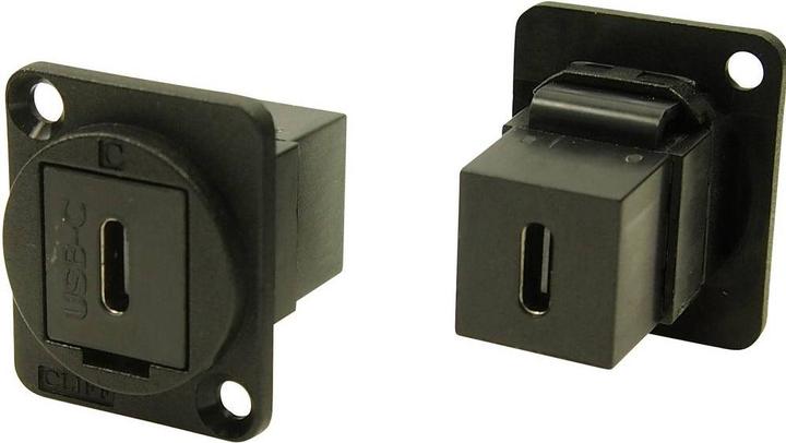 Actual product image Cliff XLR adapter USB C socket to USB C socket adapter CP30201 CP30201 Contents: