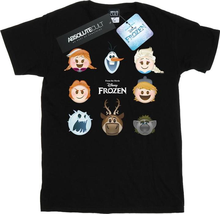 Disney Frozen Heads Boyfriend Fit TShirt (L)