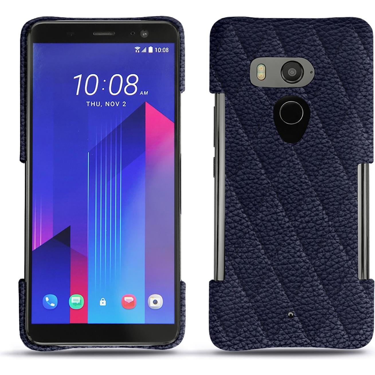 Noreve Lederschutzhülle (HTC U11+), Smartphone Hülle, Violett