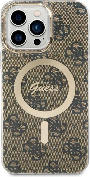 Produktbild Guess GUHMP14XH4STW iPhone 14 Pro Max 6.7" br?zowy/brown hardcase 4G MagSafe (Apple iPhone 14 Pro Max)