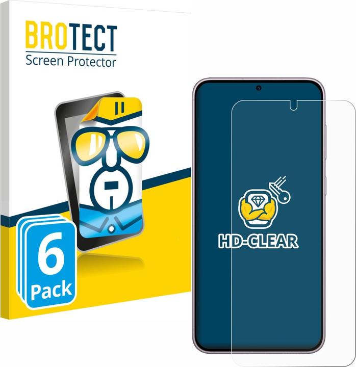 Produktbild BROTECT Schutzfolie Displayschutz Klar (6 Stk., Samsung Galaxy S23+)