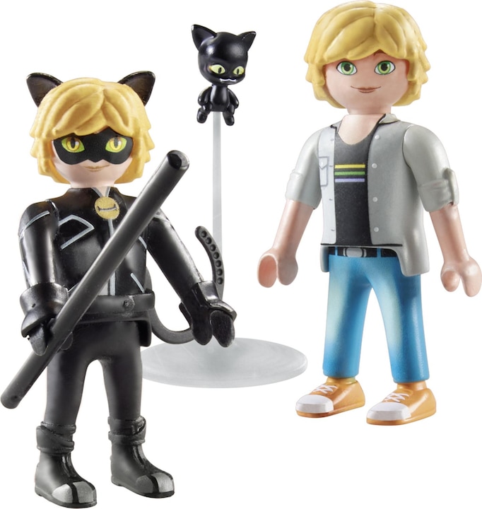Produktbild Playmobil Adrien & Cat Noir (71337, Playmobil Miraculous)