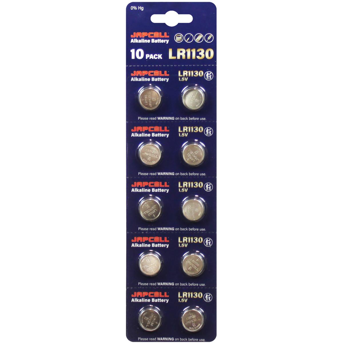 Japcell Alcalino LR1130 / LR54 (10 pz., AG10), Batterie + pile