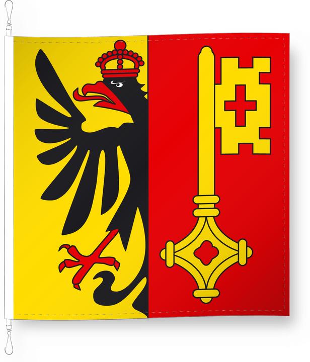 Image du produit Alpenfahnen Genf (80 x 80 cm)