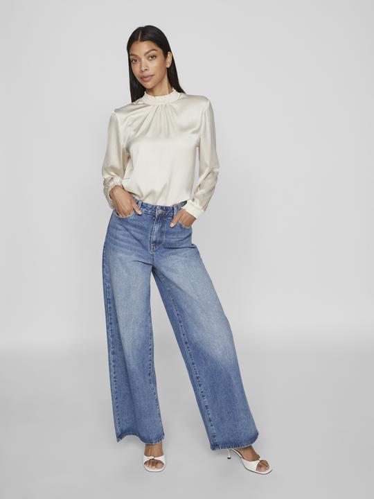 Actual product image Vila High Neck Top with Long Sleeves (44)