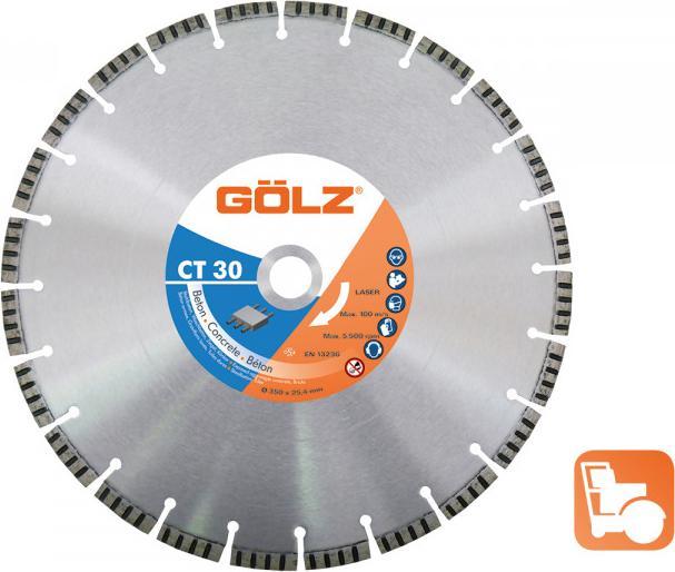 Produktbild Gölz CT30401 CT30 Diamanttrennscheibe Universal 400 x 25,4 mm
