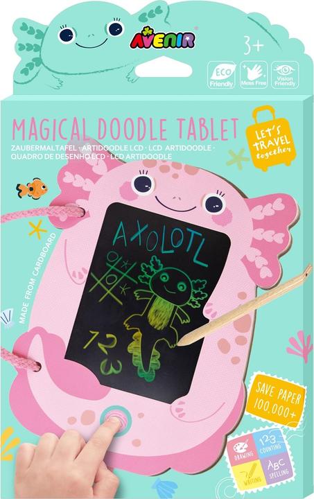 Avenir Zaubermaltafel Axolotl