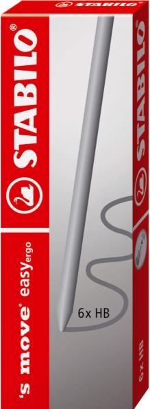 Produktbild STABILO EASYergo 3.15 Minen (3.15 mm, HB, 6x)