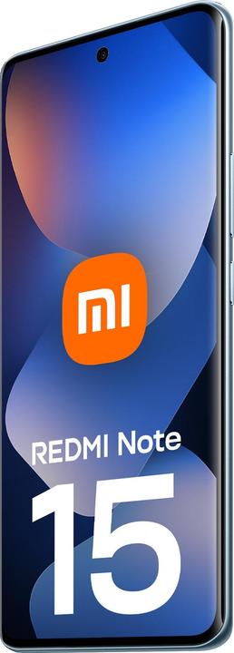 Actual product image Xiaomi Redmi Note 15 (256 GB, Glacier Blue, 6.77", Hybrid Dual SIM, 4G)