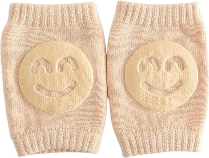 Milkii Baby Knieschoner mit Anti-Rutsch Haftung, Beige