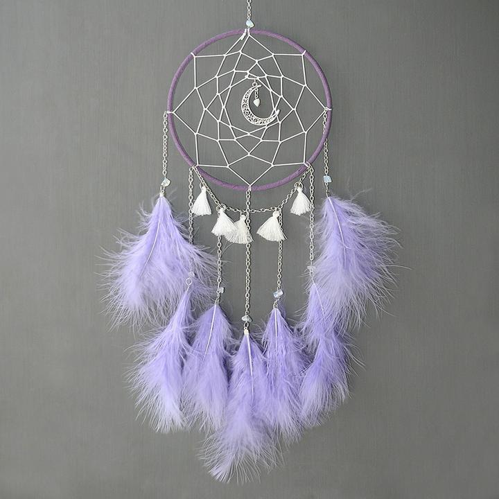 Produktbild Cover-Discount Traumfänger Dreamcatcher Mond violett