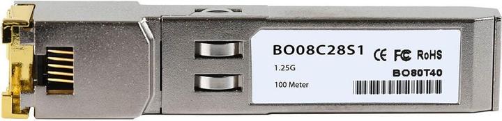 Actual product image BlueOptics Telco Systems BTI-MGBIC-M-T-TX RJ-45 compatible SFP BO08C28S1