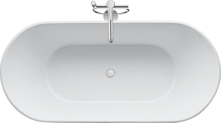 Produktbild Duravit Ovale Badewanne D-Neo 75 x 160 cm wei seidenmatt 700477000000000