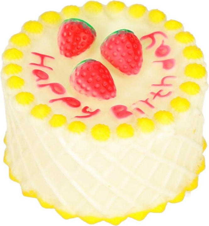 Red Dingo DINGO Birthday cake diameter 9 5 cm - Dog toy - 1 piece