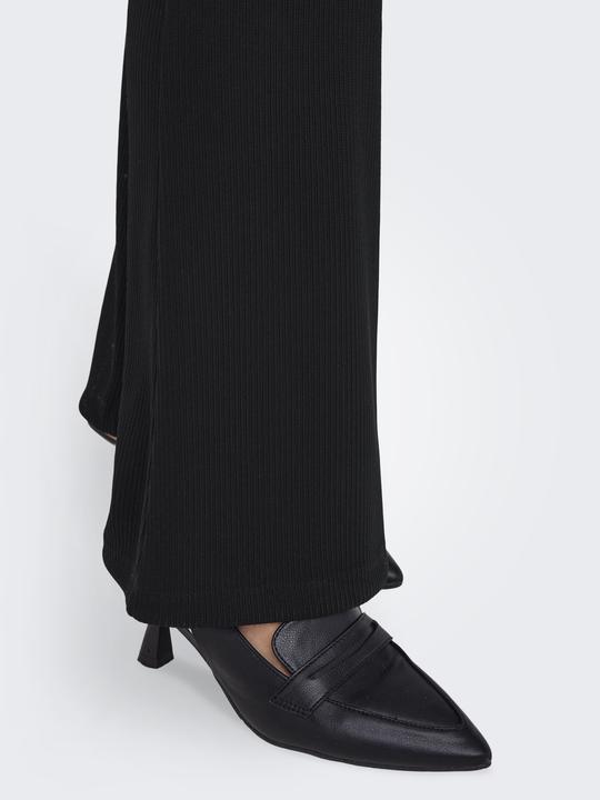 Actual product image Only Flared knitted waistband trousers Trousers (32)