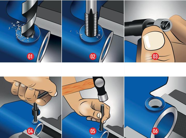 Image du produit Brilliant Tools Kit de réparation de filetage, 131 pcs.