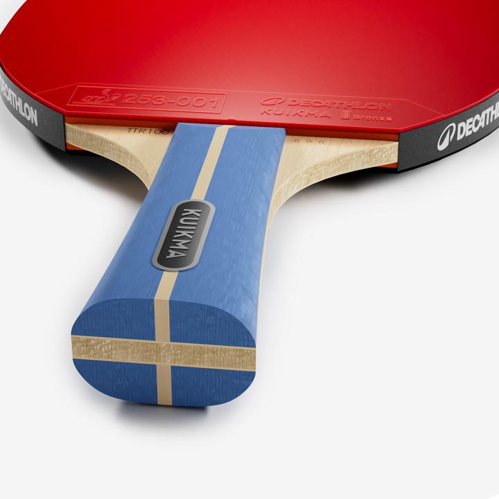 Actual product image Kuikma Set 2 Tischtennisschläger - TTR 100 Vielseitig 3* ITTF Schule und Bälle
