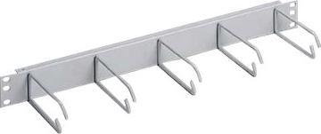 Vertiv Knürr() additional cable management plate,1U,steel,light grey