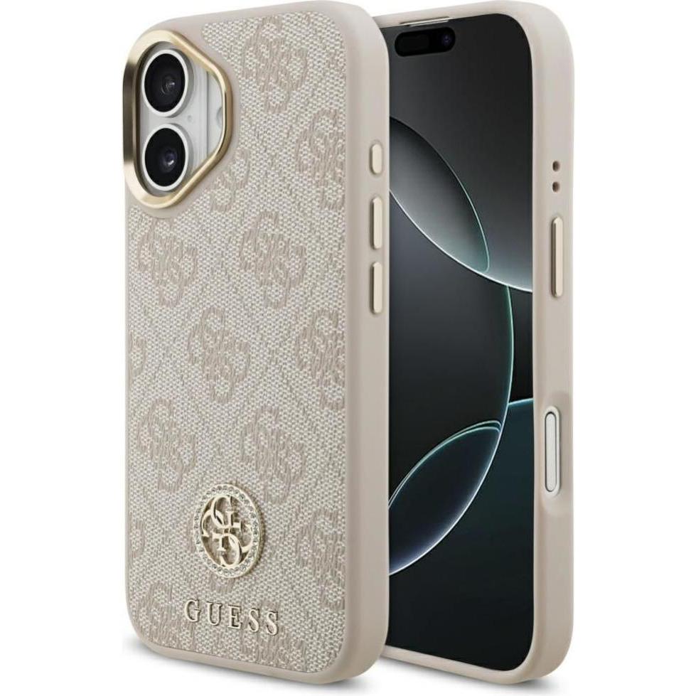 Guess - Hardcase 4G (GUHMP17SP4GRMDEP) - Iphone 17 - Pink (Apple Iphone 17), Cover Smartphone, Pink