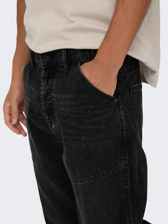 Produktbild Only & Sons ONSEDGE Mid Rise Gerade geschnitten Jeans Normal geschnitten jeans (W33/L32)