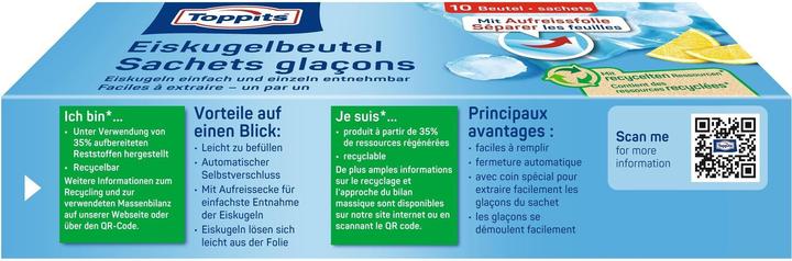 Energie-Label Toppits Eiskugelbeutel