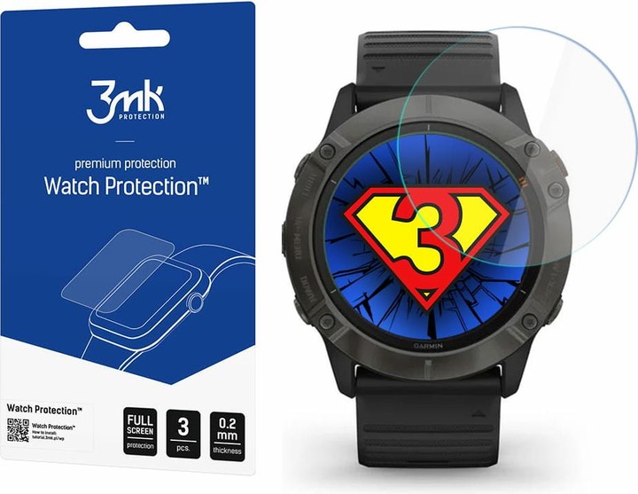 Produktbild 3MK hybrid glass Watch Protection FG for Garmin Fenix 6X Pro