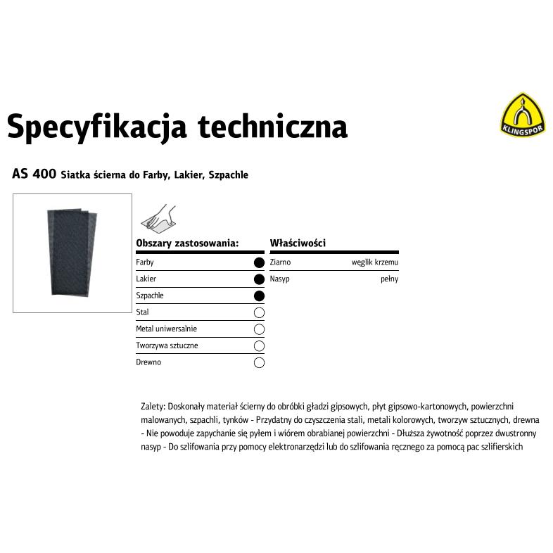 Klingspor, Abrasivi, Schleifgewebe As400 Gr.120 /50 Stück. (120)