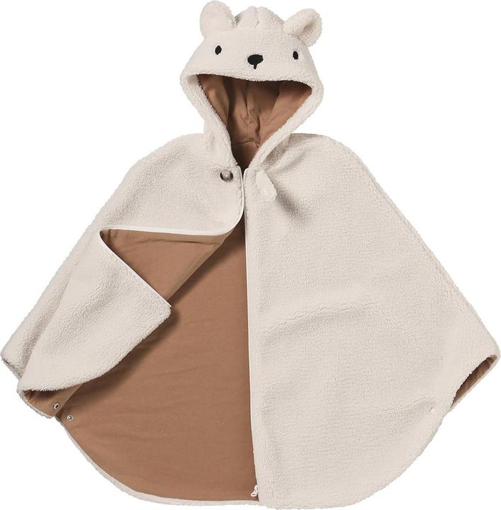 Produktbild Vertbaudet Baby Poncho mit Kapuze für Babyschale und Trage