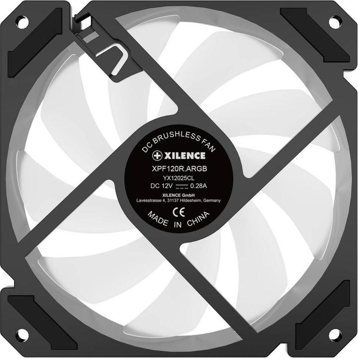 Produktbild Xilence Lüfter 120*120 Performance A+ REVERSE ARGB schwarz (120 mm, 1 x)