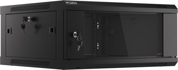 Image du produit Lanberg Rack mural 19" 4UH 600x600mm noir (4 HE, Rack 19 pouces)