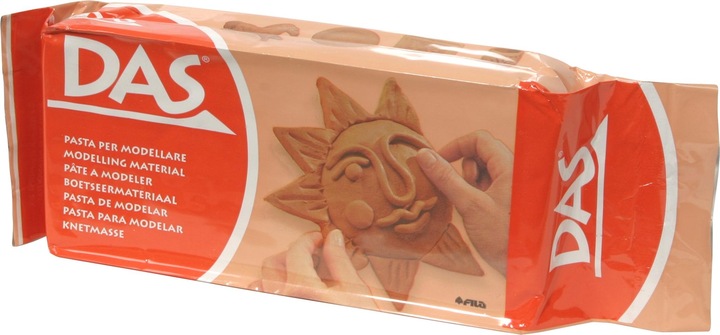 Actual product image Das Modelling clay terracotta