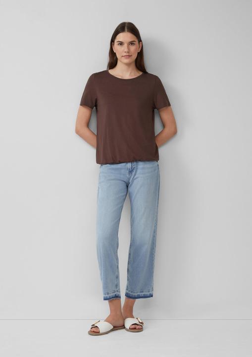 Produktbild S.Oliver T-Shirt Jersey-T-Shirt im O-Shape mit Cut-out (46)