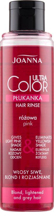Joanna Ultra Colour System Hair Rinse Pink Rinse For Pink Shade Pink 150Ml (150 ml)