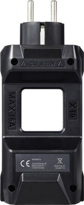 Produktbild Voltcraft DMA-1LS 16 Messadapter - Dunkelgrau (Adapter)
