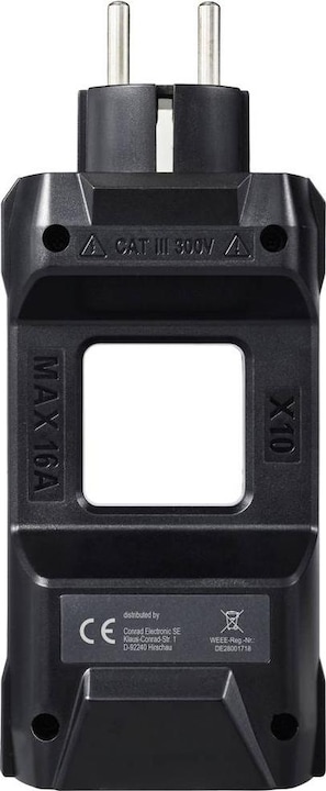 Produktbild Voltcraft DMA-1LS 16 Messadapter - Dunkelgrau (Adapter)