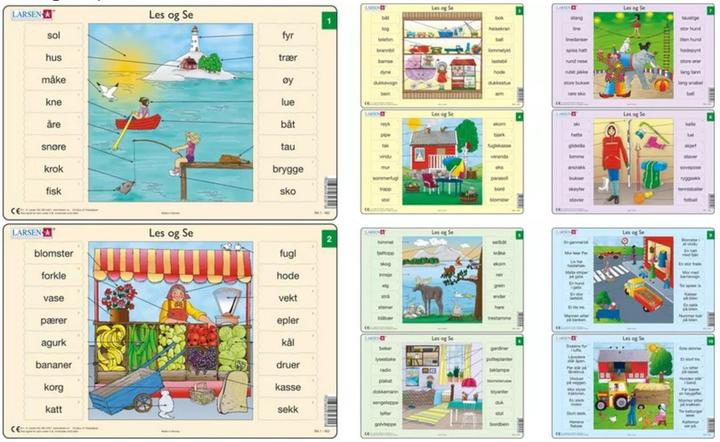Produktbild Larsen Puzzle - Lernpuzzles Lesen I (RA1-RA5)