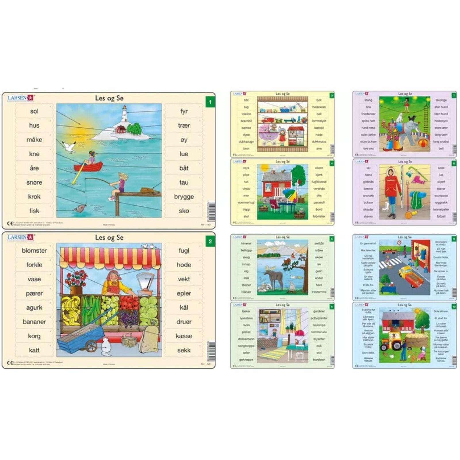 Larsen Jigsaw - Puzzle di apprendimento Lettura I (RA1-RA5)