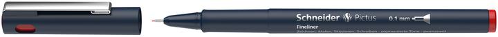 Produktbild Schneider Fineliner Pictus 0,1mm rot (Black, Rot, Silber, Tiefblau, 1x)