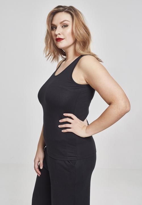 Produktbild Urban Classics Ladies 2-Pack Basic Stretch Top (5XL)