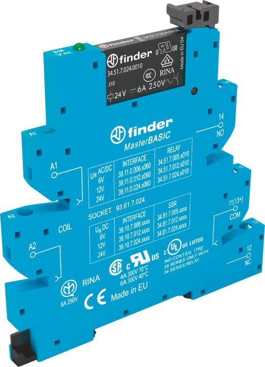 Productafbeelding Finder Interface relaismodule SPDT 6A 230V ac