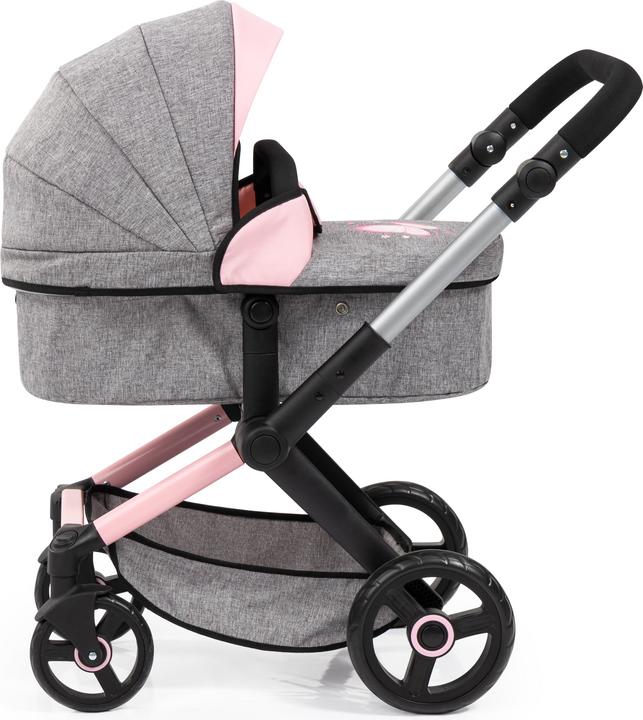 Image du produit Bayer Design 17033AA Poussette Combi Xeo, tas, jeans-grijs, roze