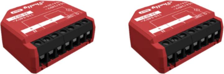 Actual product image Shelly 1PM Gen3 x2 (Switch actuator)