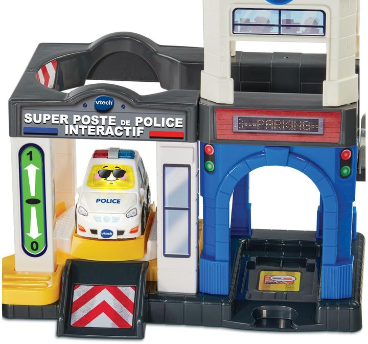 Produktbild VTech Tut Tut Bolides Série Pro - Super poste de police interactif (+ Chris, lieutenant de police)