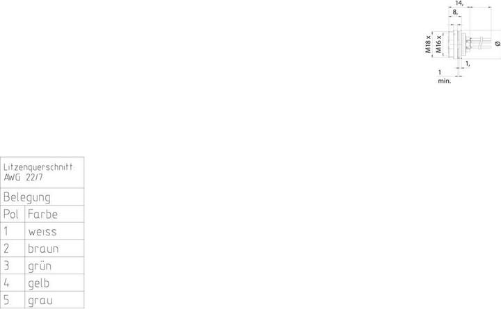 Produktbild Schubiger Binder 09 0474 782 08 Miniatur-Rundsteckverbinder Flanschbuchse Gesamtpolzahl: 8