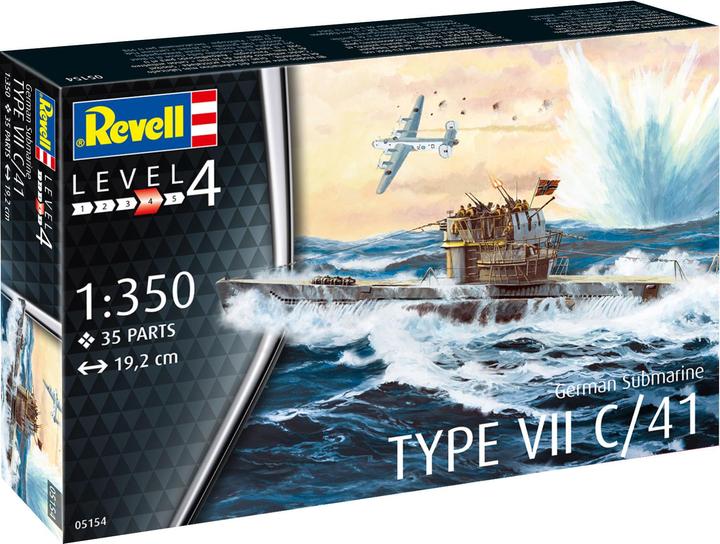 Actual product image Revell German Submarine Type VII C/41