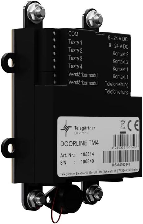 Actual product image Telegärtner DoorLine TM4 door intercom backplane module