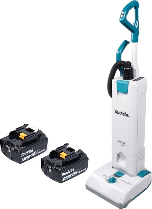 Image du produit Makita DVC 560 T2 Akku Staubsauger 36 V ( 2x 18 V ) 5 l Brushless + 2x Akku 5,0 Ah - ohne Ladegerät