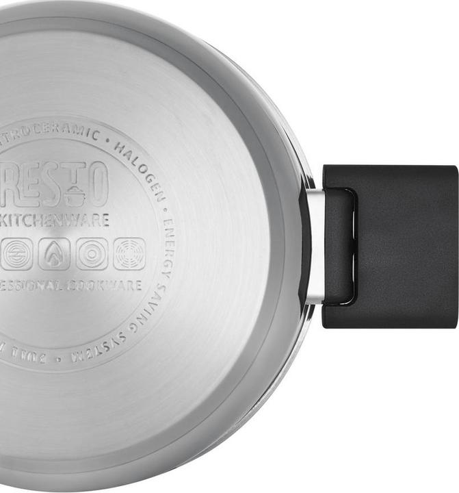 Image du produit Resto CASSEROLE D18CM 2.5L/92202 (Casserole à manche, Acier inoxydable, 18 x 10 cm)