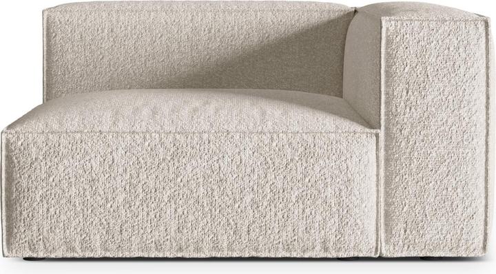 Image du produit Micadoni Canapé Modulaire Droit Boucle, "Nuria", 2 Places, Beige, 110x145x72 Fabriqué en Europe