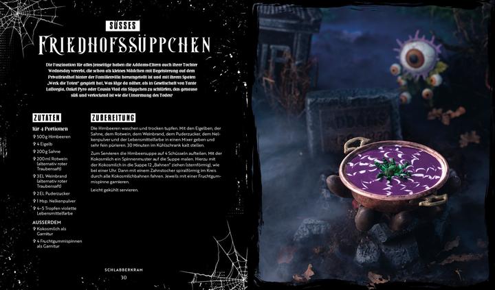 Produktbild Das inoffizielle Kochbuch für Wednesday-Fans (Deutsch, Tom Grimm, 2023)